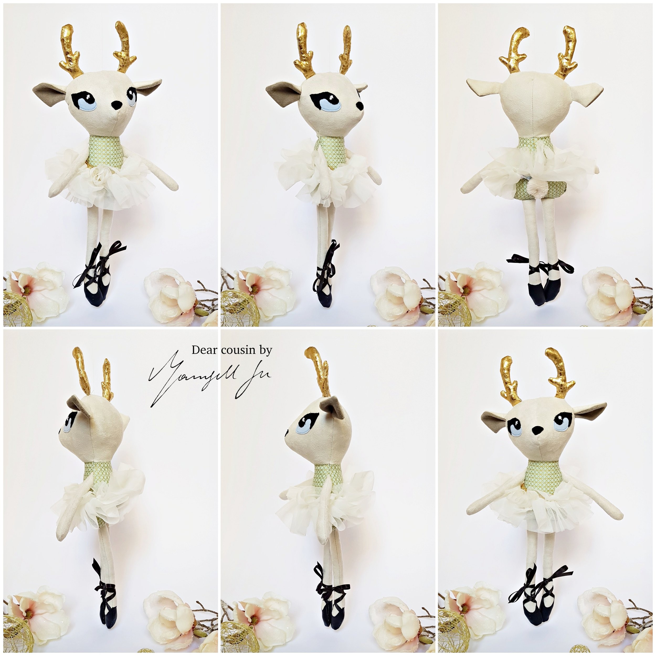 Dear Cousin dolls, Schnittmuster Stoffpuppe, Rentier, Dancer, Ballerina Stoffpuppe, Rentier Stoffpuppe, reindeer doll, doll pattern, dear cousin stories, schwedische Bräusche, Gechichten aus Scheden, swedish tradition, schwedische Natur, nordische Mythologie, Mamsell Su Pattern, Weihnachtsgeschichten, Schwedische Weihnachten, Weihnachtsmann, Jul tomte