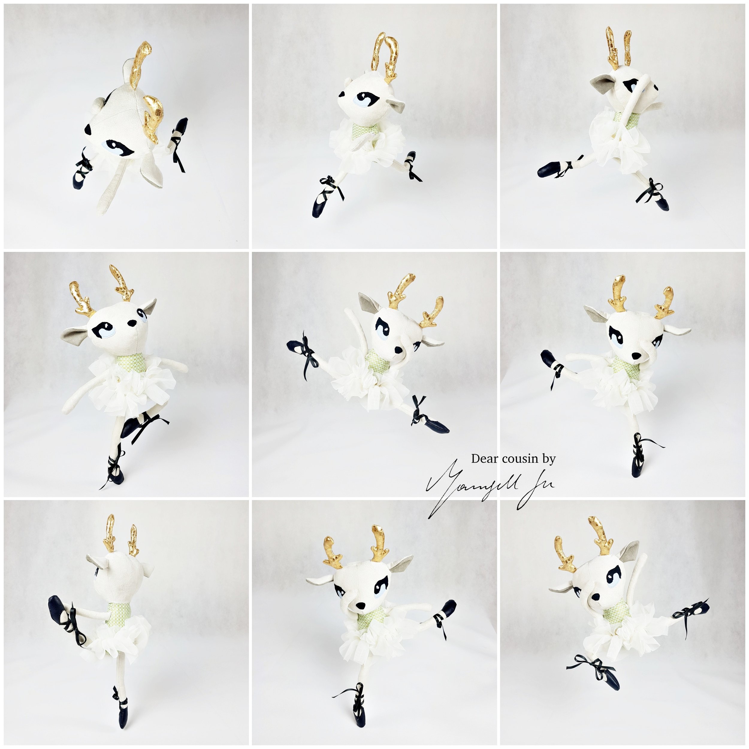 Feliz Navidab, Christmas dolls, reindeer dolls, Rentier Stoffpuppe, Hip hop Tanzstil, Dab, Ballerina Stoffpuppe, Tanzbattle, Dear cousin stories, dear cousin dolls, Dab, Weihnachtsgeschichte, Geschichte des Schnittmuster, doll pattern, Mamsell Su, handmade doll,