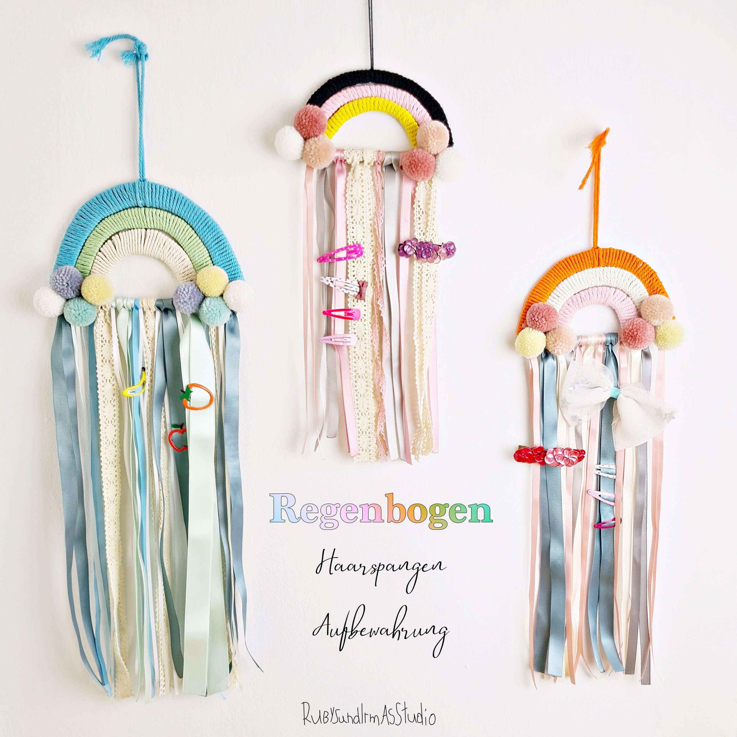 Regenbogen Haarspangen Aufbewahrung, DIY Anleitung, Aufbewahrung Haarspangen, Regenbogen Deko, Basteln mit Kinder, Tutorial, Rainbow DIY for hair clipper, children kids room decor, DIY for children, selbermachen, Regenbogendekoration, Free Download, DIY template, DIY Bastelvorlage, kostenlos, Freebie, Kids DIY