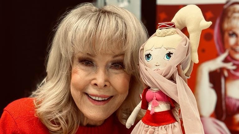 Bezaubernde Jeannie - Stoffpuppe Mamsell Su - personalisierte Stoffpuppe - Barbara Eden - Comic Convention Deutschland 2022