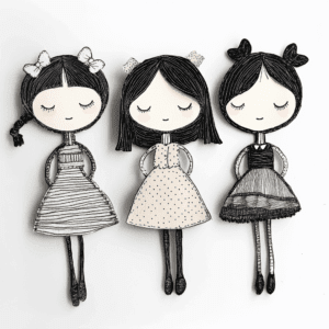 Schnittmuster Stoffpuppe