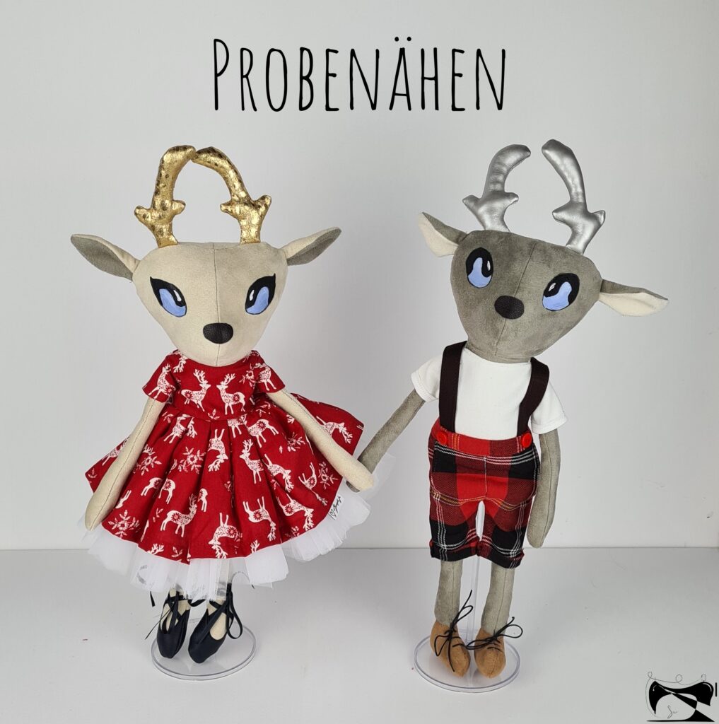 Probenähen Stoffpuppe, Puppe, Stoffpuppe, Rentier, Hampus, Dancer, Dear cousin dolls, Mamsell Su, cloth doll, test sewing, doll sewing pattern, doll pattern, doll boy, Schnittmuster und Nähanleitung,
Rentierpuppe, pdf-Schnittmuster, Stoffpuppe selber nähen, Schnittmuster, Nähanleitung, Weihnachtspuppe, Weihnachten, Geschenk selber nähen