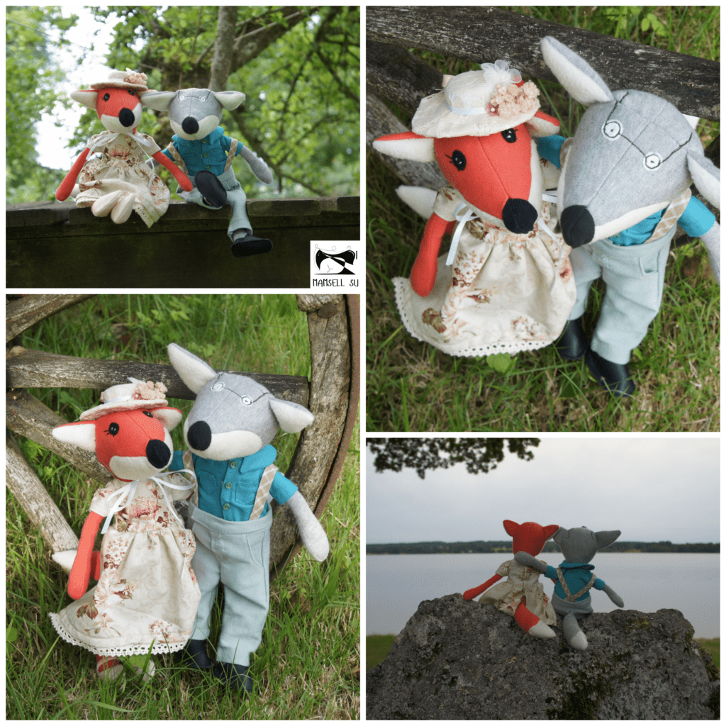 Probenähen Stoffpuppe, Puppe, Stoffpuppe, Fuchs, Oma und Opa Fuchs, Dear cousin dolls, Mamsell Su, cloth doll, test sewing, doll sewing pattern, doll pattern, fox doll, Schnittmuster und Nähanleitung,
Fuchspuppe, pdf-Schnittmuster, Stoffpuppe selber nähen, Schnittmuster, Nähanleitung, Geschenk selber nähen, 