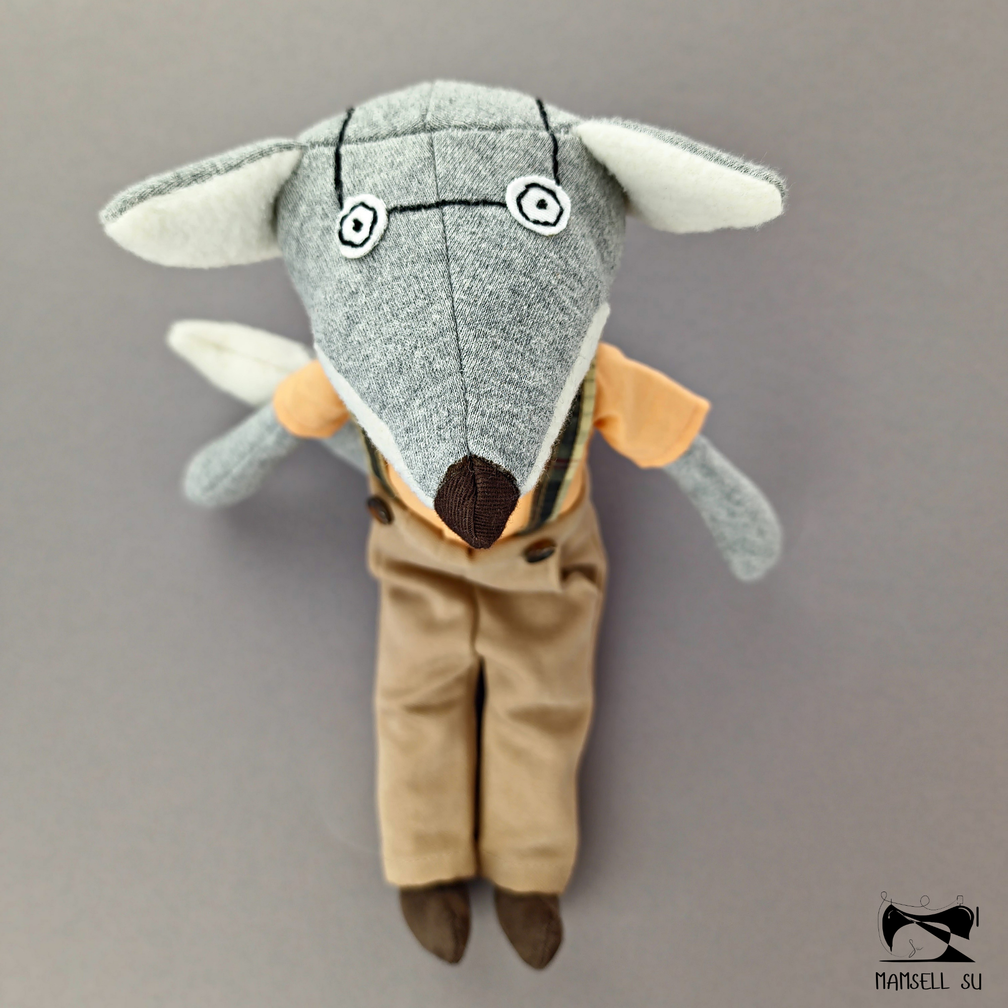 Schnittmuster und Nähanleitung, Mamsell Su, Dear Cousin Dolls, Fuchspuppen, Stoffpuppe, Füchse, Waldtiere nähen, Oma und Opa Fuchs, Stoffpuppe Fuchs